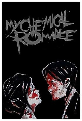 Okeymed Poster Three Cheers For Sweet Revenge, Albumcover-Poster, Leinwandposter, Schlafzimmer-Dekor, Sportlandschaft, Büro, Raumdekoration, Geschenk, Unrahmen: 30 x 45 cm