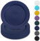 Berglander Kunststoff teller Set mit 8 Stück 25cm, blaueMehrwegige flache Speiseteller, Salatteller, Nudelschalen, Geschirrset leicht zu tragen für Zuhause, Garten, Picknick, Camping, im Freien