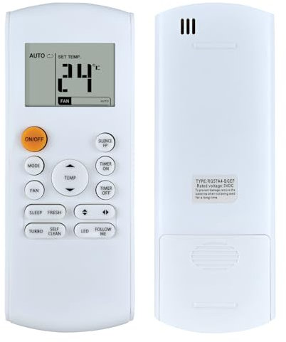 GOUYESHO RG57A4-BGEF Mando a Distancia de Repuesto RG57E1/BGEU Compatible con Mando a Distancia ECOX Midea Osaka Air Conditioner