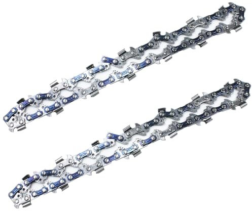 49-16-2732 15,24 cm Kettensägekette passend für Milwaukee M12 Fuel 2527-20 und 2527-21 Kettensäge, 0,035 cm Stärke, 0,035 cm (3/8 Zoll) Low Profile Kette, 28 Treibglieder, 2 Stück