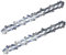 49-16-2732 15,24 cm Kettensägekette passend für Milwaukee M12 Fuel 2527-20 und 2527-21 Kettensäge, 0,035 cm Stärke, 0,035 cm (3/8 Zoll) Low Profile Kette, 28 Treibglieder, 2 Stück