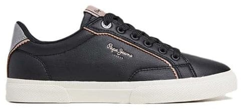Pepe Jeans Damen Kenton Sailor W Sneaker, Schwarz, 41 EU