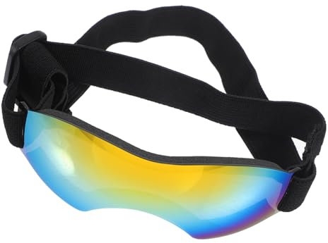 BUGUUYO Sonnenschutz für Hunde Winddichte Haustierbrille Coole Haustierbrille für Kleine Hunde Party-Sonnenbrille Sommerbrille für Haustiere