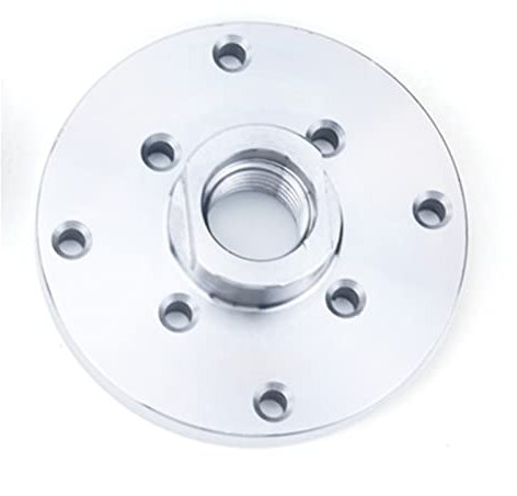 RybdaFDc Holz-Drehfutter, Metall-Drehbank, Planscheibe for Drehbank, Flanschplatte, Zubehör for Drehbank for Holzbearbeitung, Gewindegröße 1 Zoll x 8 TPI, 4 Zoll