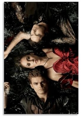 TNERPAR TV Show The Vampire Diaries Poster Decorative Painting Canvas Wall Art Living Room Poster Bedroom Painting Wall Art Picture Print Modern Family Room Decor 12 x 18 Inches (30 x 45 cm)