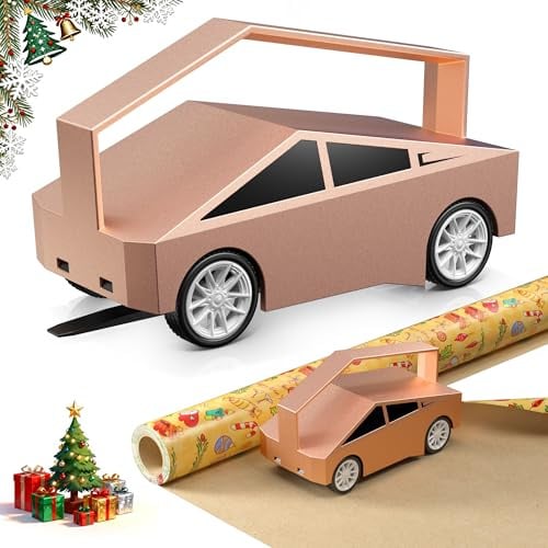 ARYOUGIFT Wrapping Paper Cutter Christmas Paper Roll Cutters Paper Cutter Slider Tool Set Christmas Gift Packing Wrapping Cutting Supplies for Crafting Birthday Gifts Wrap Rolls