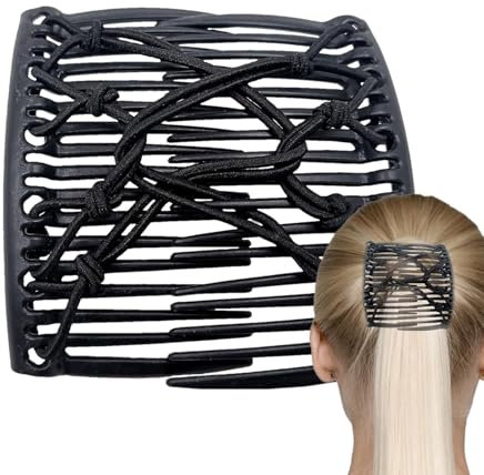Peignes À Cheveux Extensibles,pince À Peigne Élastique,clip De Peigne Magique Vintage,Peigne À Cheveux Vintage Pour Femme,Accessoires Créatifs Pour,pince À Cheveux À Double Peigne Pour