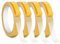 eupdd 4 Rollen Teppichklebeband Doppelseitig: 15mm × 20m Extra Stark Teppich Klebeband, Klebeband Doppelseitig Dünn, Doppelseitiges Klebeband Teppich für Teppiche, Wände, Küchen, Zuhause und Schule