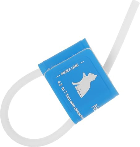 Tierarzt Hund Blutdruckmanschette für Haustiere mit Blau | Kunststoff Gewebe Tpu Verbund, für Tierarztpraxis und Zuhause, Leicht zu Verstauen