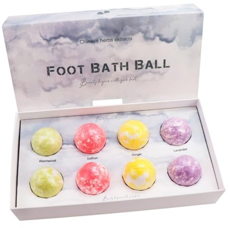 HAMPPLIES Foot Care Fußbad Set Ätherisches Öl Fußbad Praktische Fußpflege Schnelle Auflösung Farblich Sortiert Für Zuhause