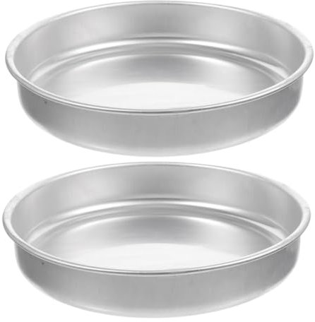 iplusmile Thickened Aluminum Pizza Baking Pan 30cm Round Metal Oven Trays Non-Stick Heat-Resistant for Kitchen