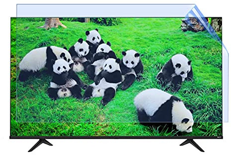Anti Blaulicht TV Displayschutz Für 35-75 Zoll,Blendfrei Kratzfest Blaulichtfilter UV Und Strahlungsschutz Monitorfilter Für LCD, LED, OLED Und QLED HDTVs,Lindert Augenermüdung(70 1538*869)