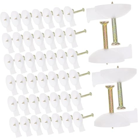 DIKACA 100pcs Masonry Nails Curtain Fixing Nails Wall Push Pins for Brick Wall Cement Door Curtain Wallpaper Fixing DIY Tool