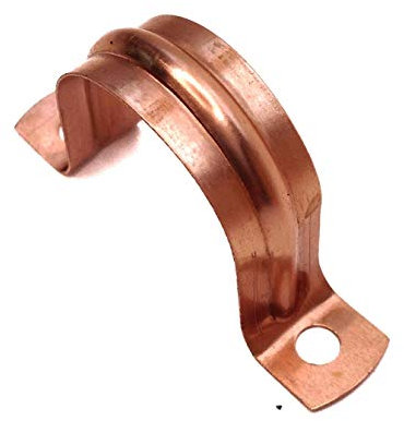 15mm Copper Pipe Clips - Pack of 10