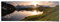 REINDERS Poster, Bergsee Sonnenuntergang, Wohnzimmer, Bilder, Wanddeko, Room Decor, 170 gr. glänzend Bilderdruckpapier, Mehrfarbig, 53x158cm
