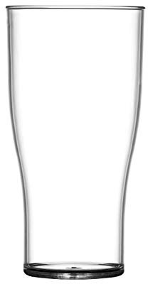 Tulip Polycarbonate Nucleated Pint Glasses (Set of 48)