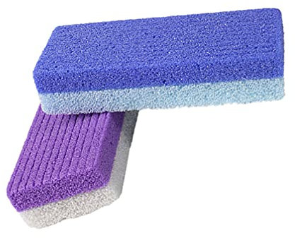 2pcs Foot Massage File Nail Sponge Mini Makeup Remover Manicure Tools Foot Pedicure Kit Pumice Stone for Feet Foot Heel Scrubber Block Safe Pedicure Tool Safe Pedicure Exfoliator