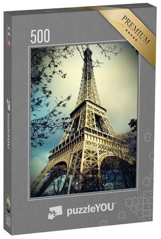 puzzleYOU: Puzzle 500 Teile „Eiffelturm in Paris, Frankreich“ – aus der Puzzle-Kollektion Eiffelturm