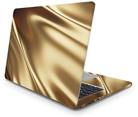 Sticker Master Gold Luxury Background Vinyl-Aufkleber Skin Cover 13 14 15 Zoll Notebook-Aufkleber für MacBook Asus Acer Hp Lenovo Huawei Dell Vs Toshiba 15.6 inch (38x27 cm)