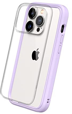 RhinoShield Modulares Case kompatibel mit [iPhone 14 Pro] | Mod NX - Anpassbare & stoßdämpfende Schutzhülle im schlanken Design - 3.5 Meter Fallschutz - Violett