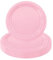 POPOYU Paquete de 16 platos de papel para cumpleaños, platos de papel rosas de 7 pulgadas, desechables, pequeños, lisos, para niñas, niños, hombres, mujeres, niños, ella, él, suministros para