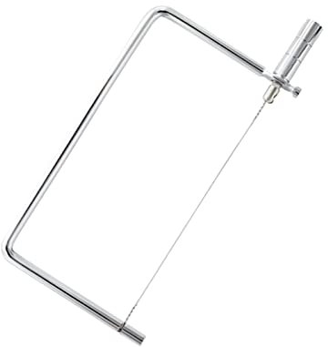 Leefasy Cortador de queso, accesorios de alambre de acero, cortador de mantequilla resistente, cortador de mantequilla portátil, cortador de queso para cocina, 6 pulgadas