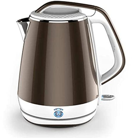 FairUo Hervidores, Teteras para el Hogar para Agua Hirviendo a Gran Capacidad 1500 W Alta Potencia para Té de Calefacción Rápida Hervidor de Té, Tetera de Acero Inoxidable 1.8L, Hervidor Inalámbrico A