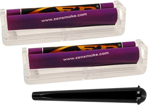 yaoviz Set 2x ZEN konische Drehmaschine KingSize 110mm Jointroller - Jointhülle farbig Clipverschluss
