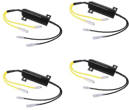 SIGANDG LED Adaptateur de Résistance de Charge,Correction Erreur Flash,Contrôleur Clignotant Décodeurs Pour SMD LED Mini Indicateurs,21W 6Ω，Paquet de 4