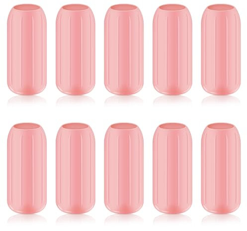 LTMMC 10PCS Silicone Bottle Covers for Travel, Waterproof and Leakproof Gadgets for Women's Travelling Toiletries Bottle, Travel Shampoo and Conditioner Luggage Essential Accessories