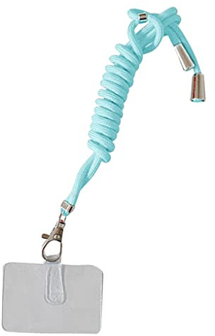 budiniao Universal Phone Hanging Ropes Detachable Neck Cords Anti-drop Crossbody Necklace Lanyards Strap Mobile Phone Accessory,Sky blue