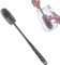 Manolyee Goupillon Long avec Support - Brosse de Nettoyage en éponge à Long Manche en Silicone,Brosse à récurer pour Bouteilles d'eau, conçue pour Nettoyer Les Bouteilles de Sport, Les biberons, Les
