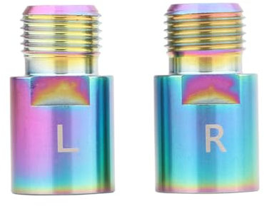 HOUSON Pedalverlängerung, 20mm Pedal Spacer für 9/16-Zoll-Gewindepedale, Stahl, für Mountainbike, Klapprad, Rennrad