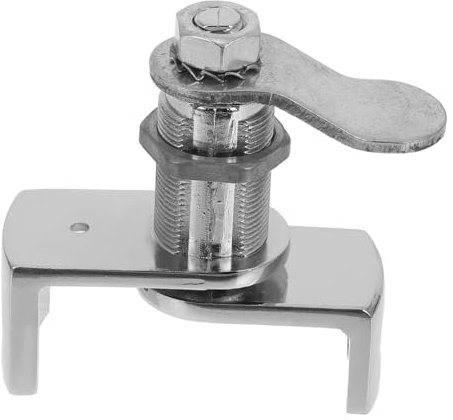 KITANDOVE serrure d'armoire de meuble Serrure pour porte de placard Verrouillage pour porte de rangement RV serrure pour portes d'armoires cadenas de porte Alliage de zinc Silver