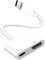 USB C auf HDMI Adapter 4K, 2 in 1 Typ C Digital AV Adapt Sync Bildschirm Anschluss mit 100W PD Port Kompatibel mit iPhone 16/15/iPad Pro, Samsung Galaxy S24 S23 S22 S21 S20/Tablet/Laptop/TV/Monitor