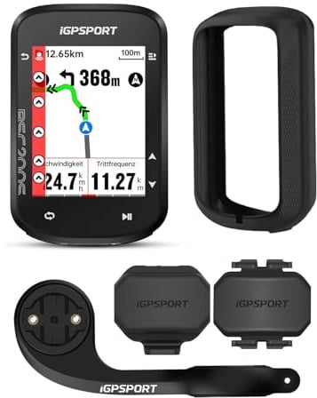 iGPSPORT BSC200S Fahrradcomputer Kabellos GPS, Routennavigation Weiterfahrtfunktion Gierwende-Eingabeaufforderung ANT Bluetooth IPX7