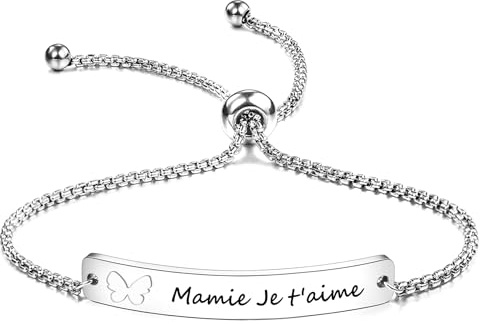 LUODAN Cadeau Femme Bracelet,Bracelet de Femme,Cadeau de fête des mères,Cadeau Maman Mamie Tata Soeur Marraine,Cadeaux d'anniversaire,Cadeau Noël
