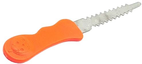 NUOBESTY Edelstahl Kürbis Schnitzwerkzeug Für Halloween Praktisches Schnitzset Für Diy Pumpkin Dekoration Leicht Und Kompakt Für Ganze Familie Und Sichere Verwendung