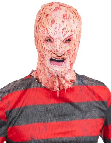 Smiffys A Nightmare on Elm Street Freddy Krueger Balaclava Mask Official Halloween Fancy Dress Costume