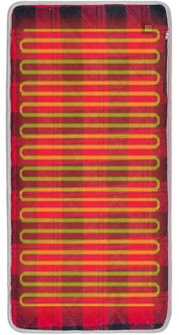 Tappetino Riscaldante USB | 45x90 cm Riscaldato USB 3 Impostazioni di Temperatura | Cuscinetto Sedile Riscaldante Invernale Rapido | Per Casa, Campeggio, Ufficio, Appartamento, Scuola, Auto