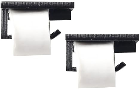 Educational Dollhouses Tissue Holder Set Toilet Roll Holder Dollhouses 1: 12 Scale Realistic Tissue Model Bathroom Miniature Scene Decoration
