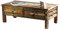 The Wood Times Couchtisch Tisch XXL Massiv Vintage Look Delhi Holz FSC Recycled, LxBxH 115x55x40 cm