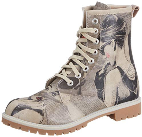 DOGO Schuhe Vegane Damen Boots Stiefeletten - Go Back to Being Yourself 40
