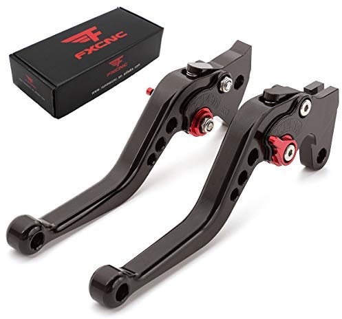 Motorrad Einstellbare Brems Kupplungshebel für Warrior Raptor 350 YFM350 2002-2004,Raptor YFM660 01-05,TTR125L/LE/LW 00-16,Banshee 350 02-06,XT660/R/X 04-13