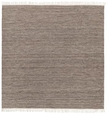 RugVista Melange Teppich, 300 x 300 cm, Braun | Quadratisch, Mittlerer Stapel, Nur chemische Reinigung, Oeko-Tex 100, Wohnzimmer, Esszimmer, Schlafzimmer