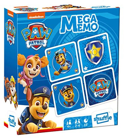 Shuffle Mega-Memo Paw Patrol, Plus Paw Patrol Game