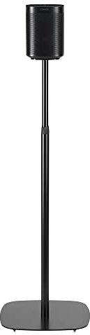 Mountson Floor Stand for Sonos One, SL & Play:1 (Single Pack, Black)