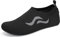 SAGUARO Zapatillas de Estar por Casa Hombre Mujer Zapatos de Casa Ligero Comodas Pantuflas Flexible Antideslizante, Negro 42/43 EU