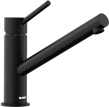 BLANCO 526667 Grifo de Cocina, Negro Mate, Hochdruck