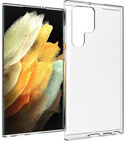CoverKingz Handyhülle für Samsung Galaxy S22 Ultra - Silikonhülle Soft Case Bumper Durchsichtig - Handy Hülle Slim Cover Transparent